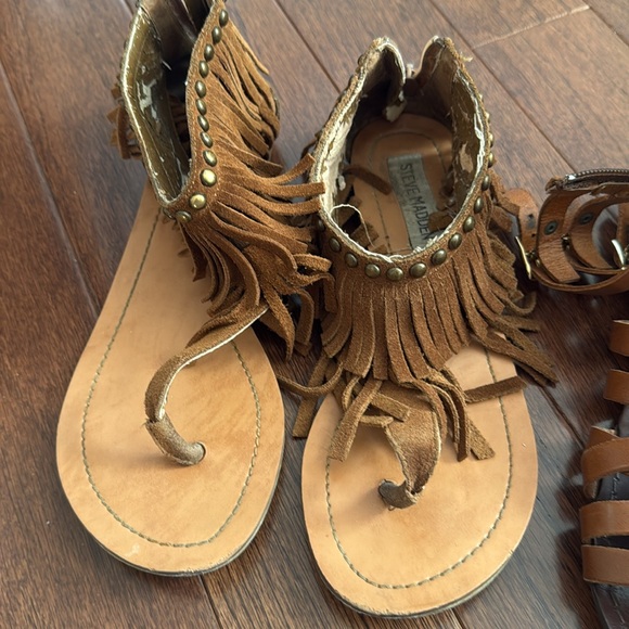2 pairs of Steve Madden sandals , real leather - Picture 2 of 5